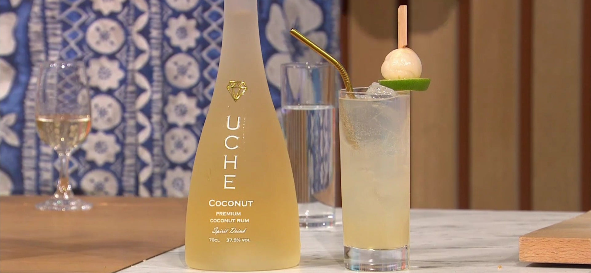 Load video: A video of the Rum Ambassadors Sunday Brunch Cocktail from his segment on Channel 4
