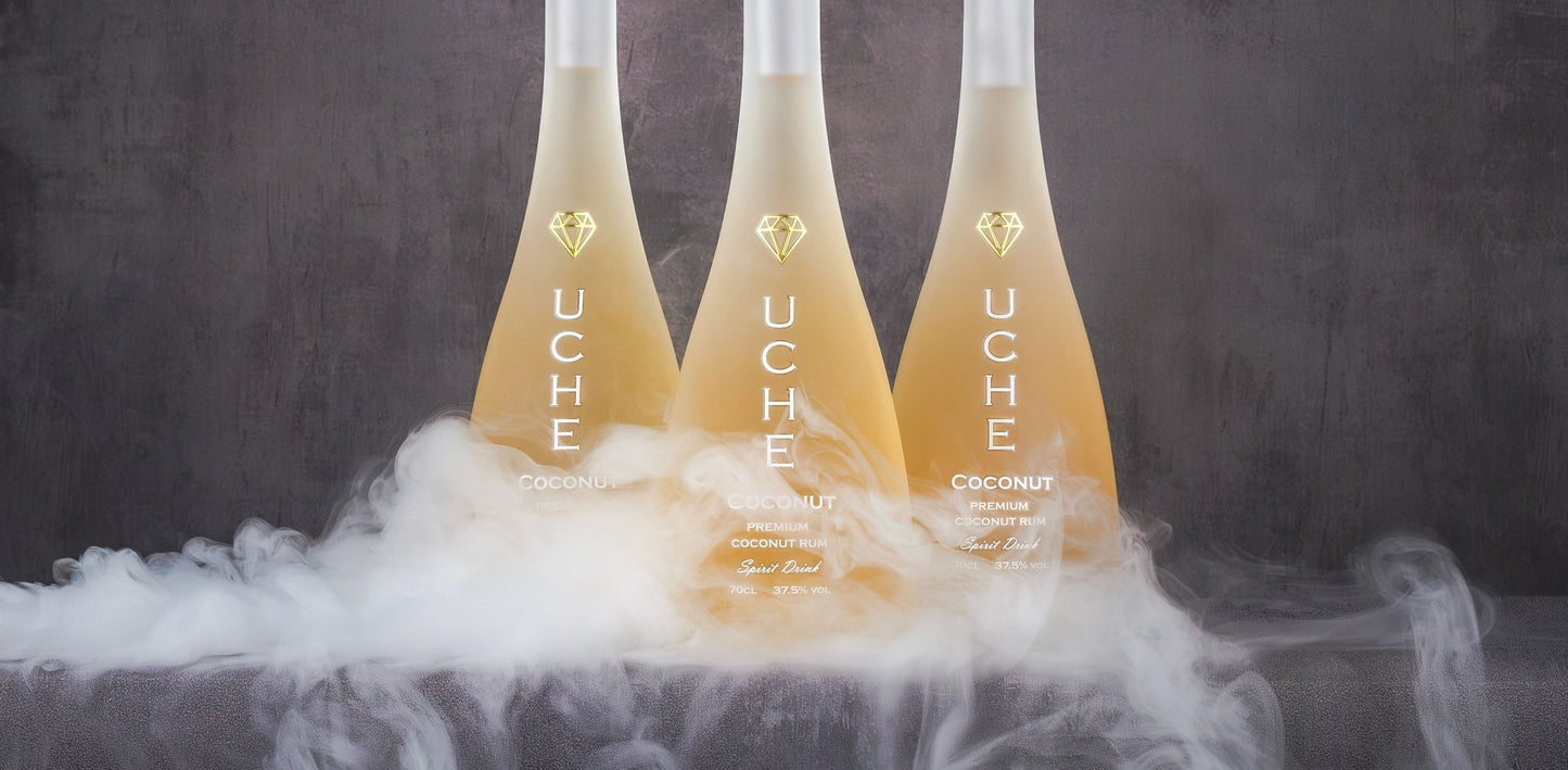 Uche Premium Coconut Rum 70cl - Uche Premium Flavoured Rum
